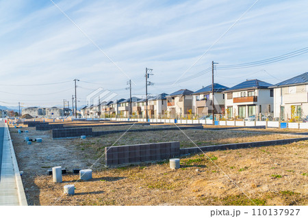 新しい郊外型戸建住宅団地 110137927