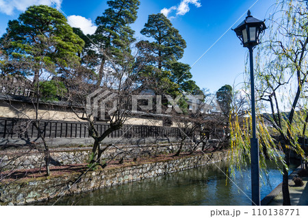 【重要伝統的建造物群保存地区】倉敷美観地区 倉敷川と旧大原家住宅2 岡山県倉敷市 【重要伝統的建造物群保存地区】倉敷美観地区 倉敷川と旧大原家住宅2 岡山県倉敷市 110138771