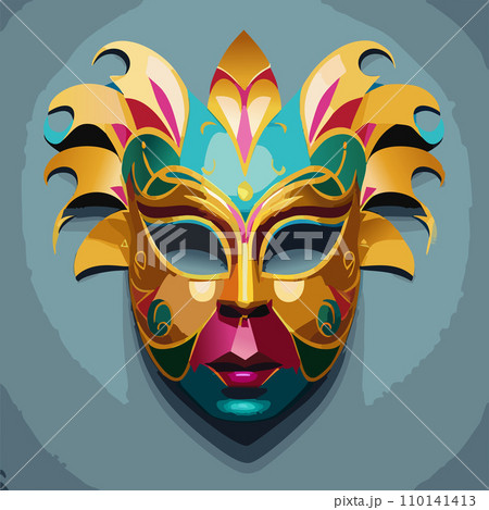 Carnival. Carnival mask. Design for poster. 2024. February 8. Colorful birthday or carnival background. Venetian carnival mask. Background. Carnival. Carnival mask. Design for poster. 2024. February 8. Colorful birthday or carnival background. Venetian carnival mask. Background. 110141413
