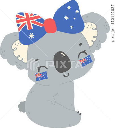 Cute Australia Day Koala  110142027