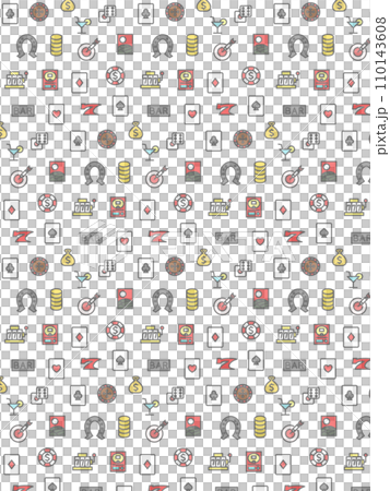 Gambling wallpaper pattern illustration 110143608