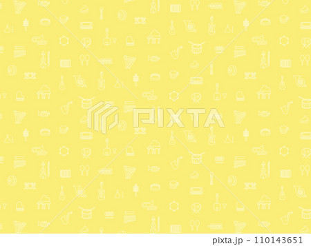 楽器の壁紙パターンイラスト 楽器の壁紙パターンイラスト 110143651