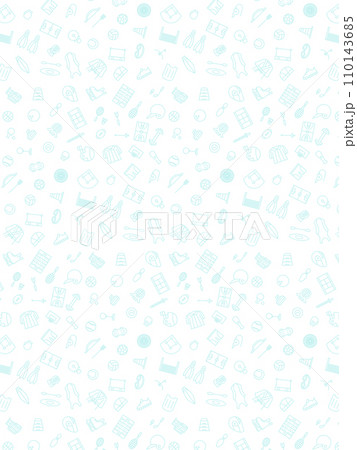 スポーツ用品の壁紙イラスト 110143685