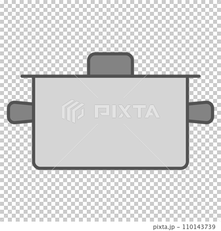 Color single item illustration icon of daily necessities pot 110143739