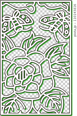 彩影簡約花紮水無月牡丹蝴蝶六月牡丹與蝴蝶 110143816