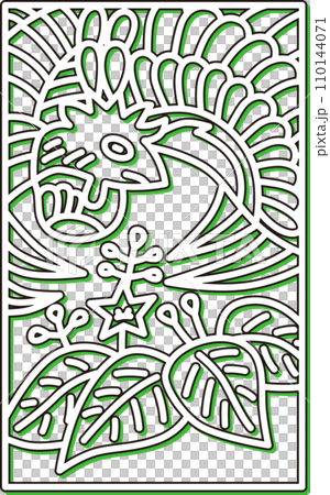 彩色陰影簡單花信十二月泡桐鳳凰十二月泡桐和鳳凰 110144071