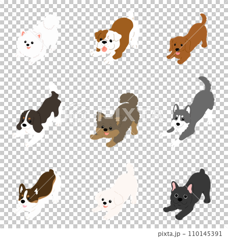 簡單可愛的狗狗插畫集，邀你一起玩D 無主線 110145391