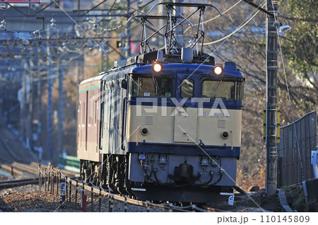 中央本線　四方津ー上野原　JR東日本　EF64-39（高崎）＋マニ50-2186（勝田） 110145809