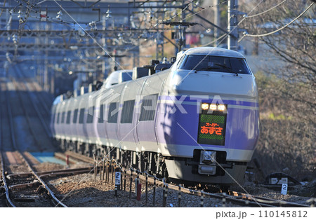 中央本線 四方津ー上野原 JR東日本 E351系 S23編成(松本) スーパーあずさ 中央本線 四方津ー上野原 JR東日本 E351系 S23編成(松本) スーパーあずさ 110145812