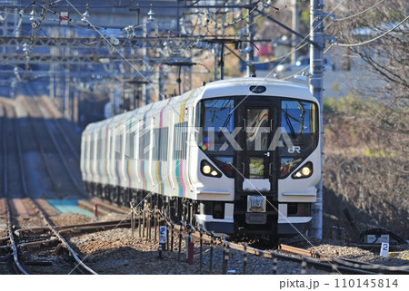 中央本線　四方津ー上野原　JR東日本　E257系　M-112編成（松本）　あずさ　かいじ 110145814