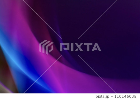 Abstract background with colored lines and blur effect of purple and blue colors. Gradients, waves and twisting. 110146038