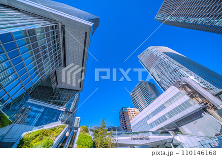 日本の東京都市景観 本日開業の虎ノ門ヒルズステーションタワー、新摩天楼などを望む＝令和5年10月6日 110146168