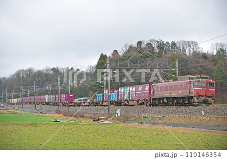北陸本線 細呂木ー芦原温泉 JR貨物 EF81-404(富山) 北陸本線 細呂木ー芦原温泉 JR貨物 EF81-404(富山) 110146354