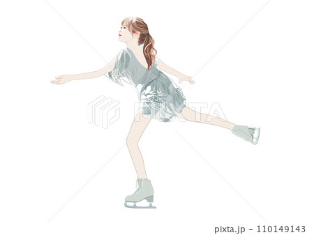 華麗な女子フィギュアスケート 110149143