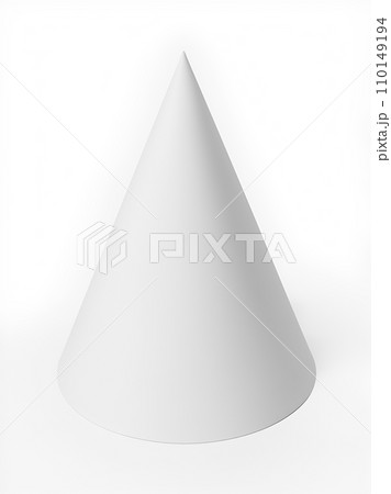 白い三角錐「AI生成画像」 白い三角錐「AI生成画像」 110149194