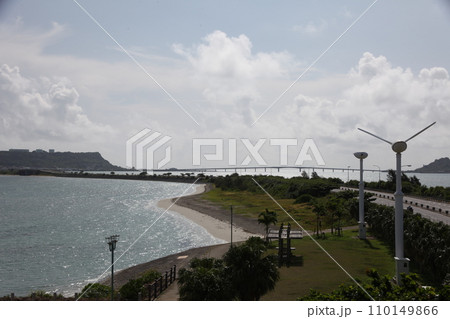 海中道路の風景_沖縄県 海中道路の風景_沖縄県 110149866