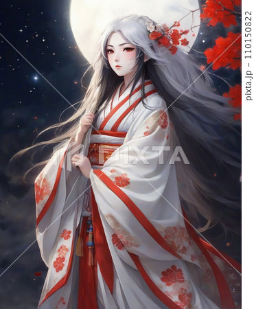 女性 女神 天照大神 罔象女神 瀬織津姫 開運 イラスト アート（AI生成画像）のイラスト素材 [110150822] - PIXTA