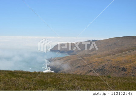 ニュージーランドのゴッドリー・ヘッドへの風景 ニュージーランドのゴッドリー・ヘッドへの風景 110152548