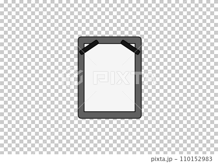 Illustration of calligraphy hanshi, underlay and short paperweight 110152983