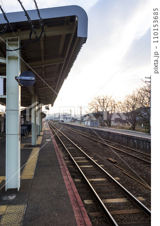 駅構内の設備の風景 鳥取県 郡家駅 110153685