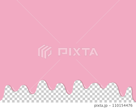 Frame dripping with melted chocolate 110154476