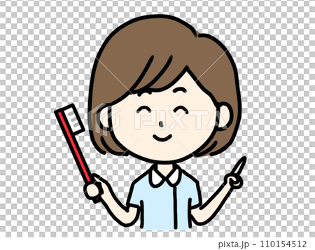 Dentist smile illustration 110154512