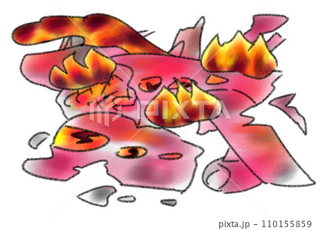 悲惨な航空機事故 悲惨な航空機事故 110155859