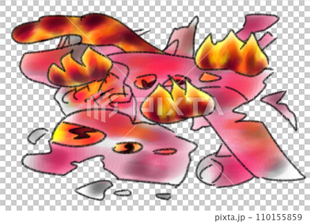 悲惨な航空機事故 悲惨な航空機事故 110155859