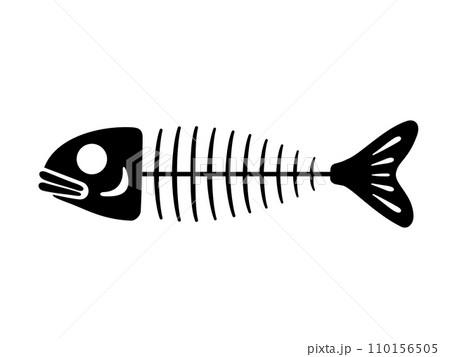 魚の骨のアイコン 魚の骨のアイコン 110156505