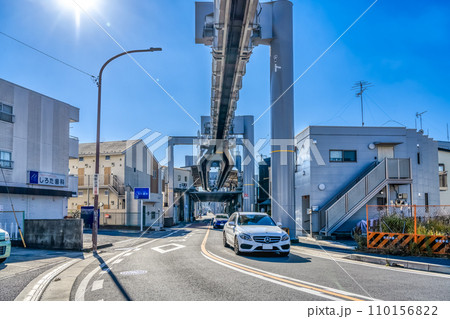 神奈川県鎌倉市の都市風景 富士見町駅 神奈川県鎌倉市の都市風景 富士見町駅 110156822