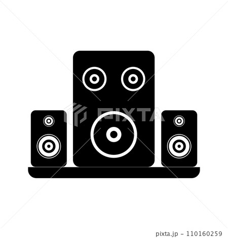 sound system icon 110160259
