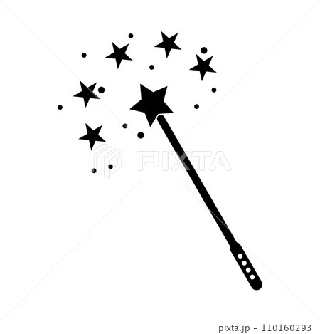 magician stick icon 110160293