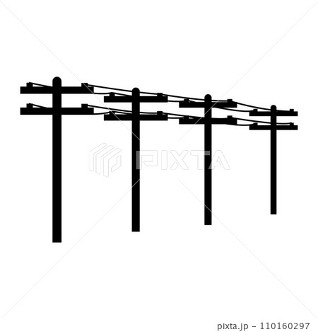 high voltage power line icon 110160297