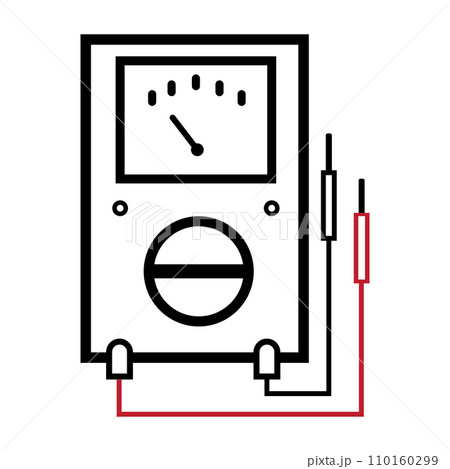 digital multimeter icon 110160299