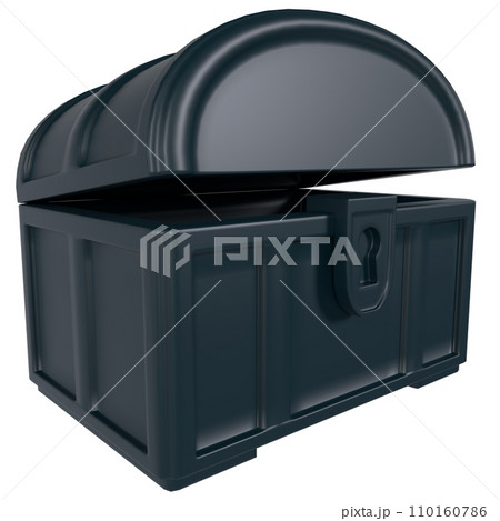 Loot Box Chest isolated on white background 110160786