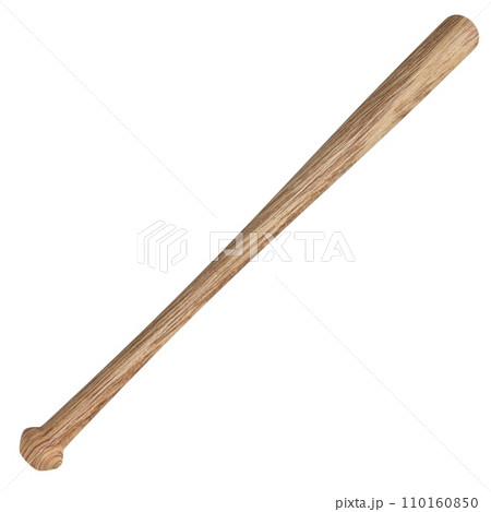 Baseball Bat isolated on white background 110160850