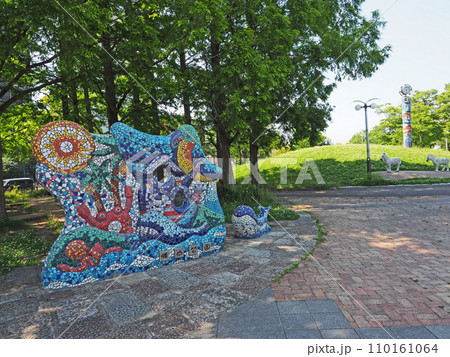 北九州市小倉北区の街なかにある市民憩いの場勝山公園 110161064