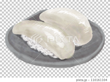 Watercolor sushi_squid 01_1 110161104