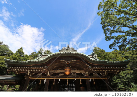 2023年9月の茨城県の筑波山の筑波山神社 2023年9月の茨城県の筑波山の筑波山神社 110162307