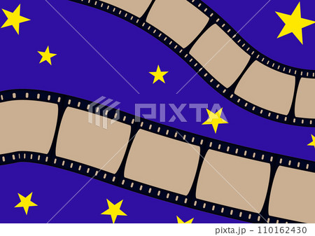 グラフィック素材　映画フィルム 110162430