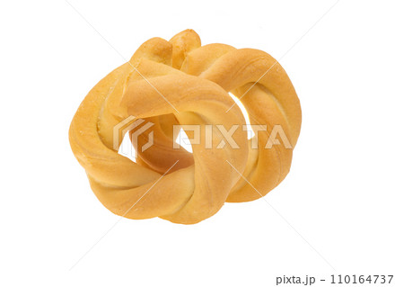 Italian dry bread with olive oil 110164737