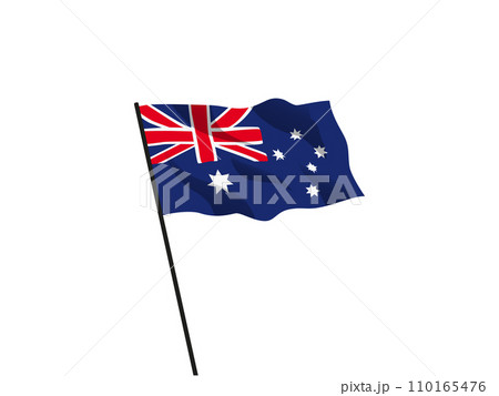 Australia Flag Vector 110165476