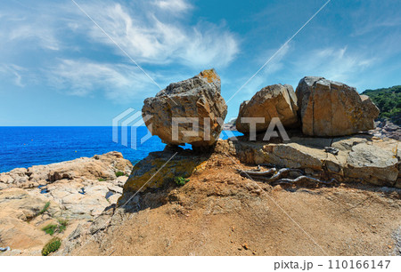 Mediterranean sea rocky coast, Spain. Mediterranean sea rocky coast, Spain. 110166147