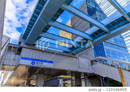 東京 江東区 豊洲駅周辺の都市風景 東京 江東区 豊洲駅周辺の都市風景 110166809