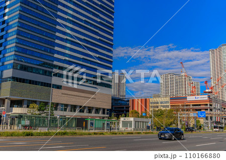 東京 江東区 豊洲駅周辺の都市風景 東京 江東区 豊洲駅周辺の都市風景 110166880