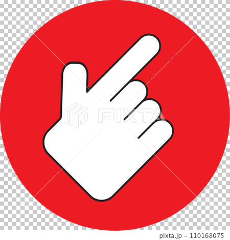 The hand click point for choice or wed concept. 110168075