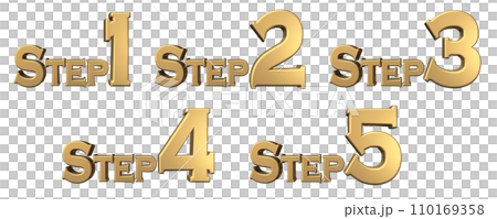 3DCG characters [Step1/Step2/Step3/Step4/Step5] Gold, gold 110169358