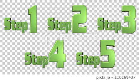 3DCG characters [Step1/Step2/Step3/Step4/Step5] Green, Green 110169437