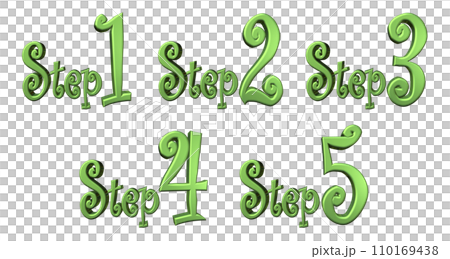 3DCG 角色 [Step1/Step2/Step3/Step4/Step5] 綠色、綠色 110169438