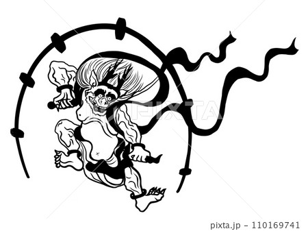 雷神　シルエット 110169741